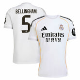Adidas Jude Bellingham Real Madrid 2025/26 Home Replica Jerseys - White