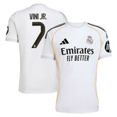 Adidas Vini Jr. Real Madrid 2025/26 Home Replica Jerseys - White