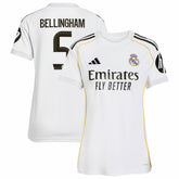 Adidas Jude Bellingham Real Madrid Women's 2025/26 Home Replica Jerseys - White
