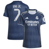 Adidas Vini Jr. Real Madrid Women's 2025/26 Away Replica Player Jerseys - Blue