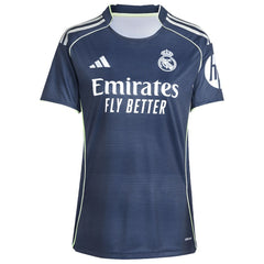 Adidas Vini Jr. Real Madrid Women's 2025/26 Away Replica Player Jerseys - Blue