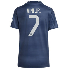 Adidas Vini Jr. Real Madrid Women's 2025/26 Away Replica Player Jerseys - Blue