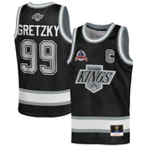 Wayne Gretzky Los Angeles Kings - Mitchell & Ness Youth Maxxed Out Fashion Basketball Jersey Black