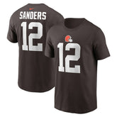 Shedeur Sanders Cleveland Browns 2025 NFL Draft Name & Number T-Shirt Brown - Nike