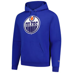 Edmonton Oilers - Champion Primary Logo 1-Hit Pullover Hoodie Royal