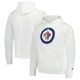 Winnipeg Jets - Champion Primary Logo 1-Hit Pullover Hoodie White