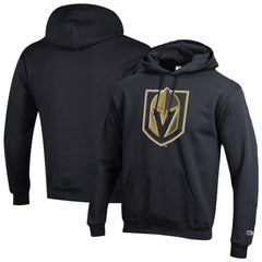 Vegas Golden Knights Champion Primary Logo 1-Hit Pullover Hoodie Black
