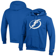 Tampa Bay Lightning - Champion Primary Logo 1-Hit Pullover Hoodie Blue