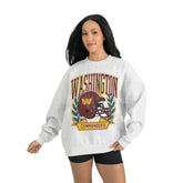Washington Commanders Gameday Couture Women's Heritage Premium Fleece Pullover Sweatshirt Gray - NFL