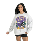 Minnesota Vikings Gameday Couture Women's Heritage Premium Fleece Pullover Sweatshirt Gray - NFL
