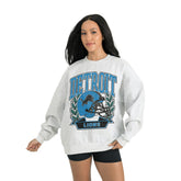 Detroit Lions Gameday Couture Women's Heritage Premium Fleece Pullover Sweatshirt Gray - NFL
