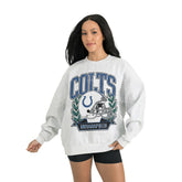 Indianapolis Colts Gameday Couture Women's Heritage Premium Fleece Pullover Sweatshirt Gray - NFL