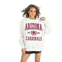 Arizona Cardinals Gameday Couture Women's Timeless Triumph Premium Fleece Pullover Sweatshirt White - NFL