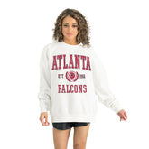 Atlanta Falcons Gameday Couture Women's Timeless Triumph Premium Fleece Pullover Sweatshirt White - NFL