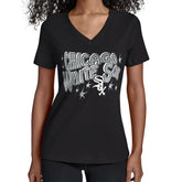 Chicago White Sox Starter Women's Fireworks V-Neck T-Shirt discount
