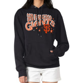 San Francisco Giants Starter Women's Fireworks Fleece Tri-Blend Pullover Hoodie Lifestyle