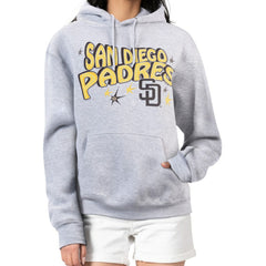 San Diego Padres Starter Women's Fireworks Fleece Tri-Blend Pullover Hoodie On Sale