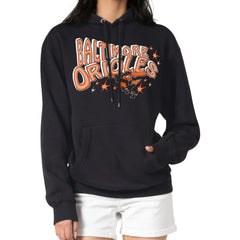 Baltimore Orioles Starter Women's Fireworks Fleece Tri-Blend Pullover Hoodie for sale