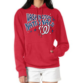 Washington Nationals Starter Women's Fireworks Fleece Tri-Blend Pullover Hoodie Online