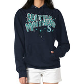 Seattle Mariners Starter Women's Fireworks Fleece Tri-Blend Pullover Hoodie Sale