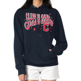 Cleveland Guardians Starter Women's Fireworks Fleece Tri-Blend Pullover Hoodie Near Me