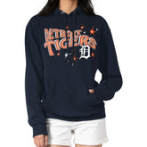 Detroit Tigers Starter Women's Fireworks Fleece Tri-Blend Pullover Hoodie for sale