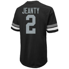 Ashton Jeanty Las Vegas Raiders Majestic Threads 2025 NFL Draft First Round Pick Oversized T-Shirt Black - NFL