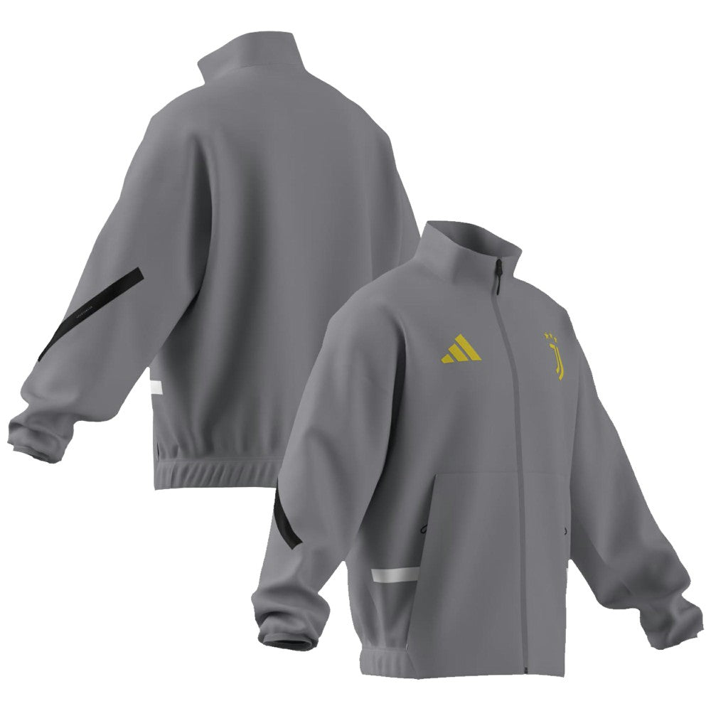 Adidas Juventus 2025/26 Club Anthem Full-Zip Jacket - Gray