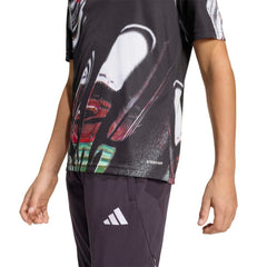 Adidas Manchester United Youth 2025/26 Pre-Match Training Jerseys - Black