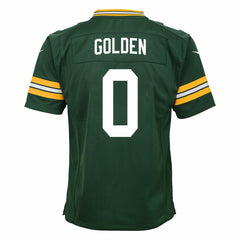 Matthew Golden Green Bay Packers Youth Team Game Jersey Green - Nike