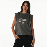 NBA - Phoenix Suns The Wild Collective Unisex 2025/26 City Edition Boxy Cropped Darted Tank Top - Gray