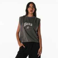 NBA - Phoenix Suns The Wild Collective Unisex 2025/26 City Edition Boxy Cropped Darted Tank Top - Gray