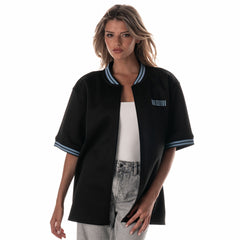 NBA - Memphis Grizzlies The Wild Collective Unisex Mesh Full-Zip T-Shirt - Black