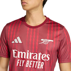 Adidas Arsenal 2025/26 Pre-Match Training Jerseys - Red