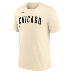 Chicago Cubs Nike Wordmark Tri-Blend T-Shirt Sale