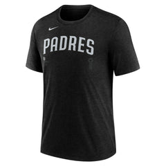 San Diego Padres Nike Wordmark Tri-Blend T-Shirt Clearance
