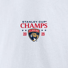 Florida Panthers - Fanatics 2025 Stanley Cup Champions Jersey Roster T-Shirt White