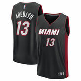 Fanatics - Bam Adebayo Miami Heat Youth Fast Break Replica Player Jersey - Black - Icon Edition