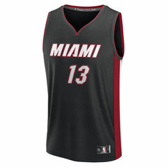 Fanatics - Bam Adebayo Miami Heat Youth Fast Break Replica Player Jersey - Black - Icon Edition
