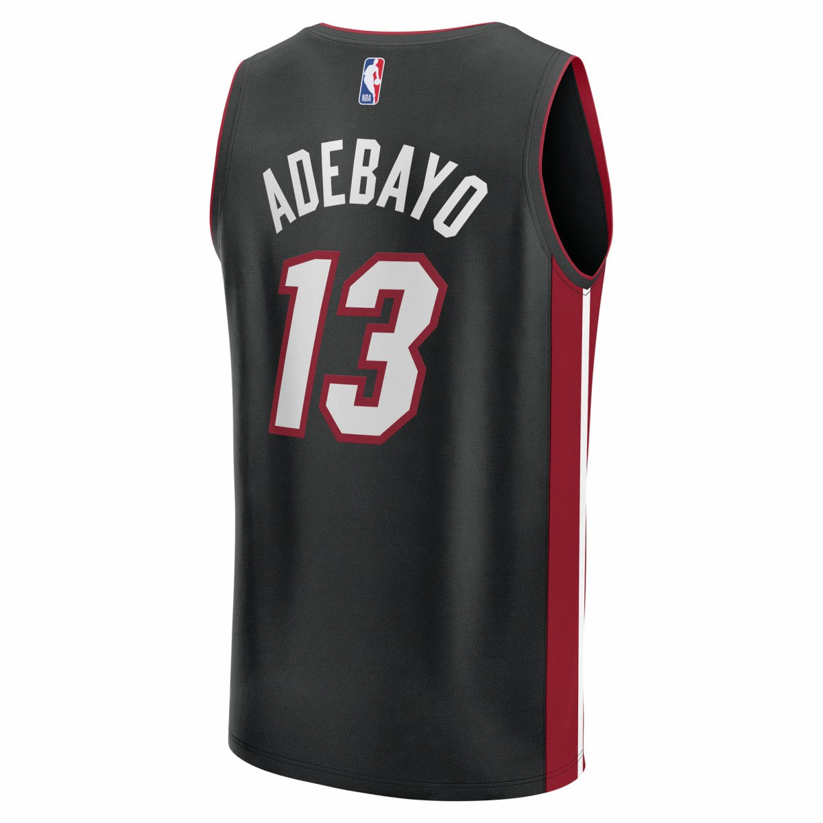 Bam Adebayo Miami Heat Youth Fast Break Replica Player Jersey - Black - Icon Edition | NBA Jerseys