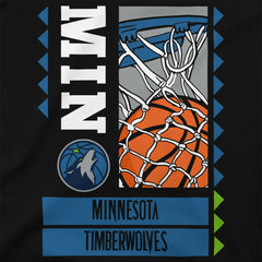 NBA - Minnesota Timberwolves Stadium Essentials Ballin T-Shirt - Black