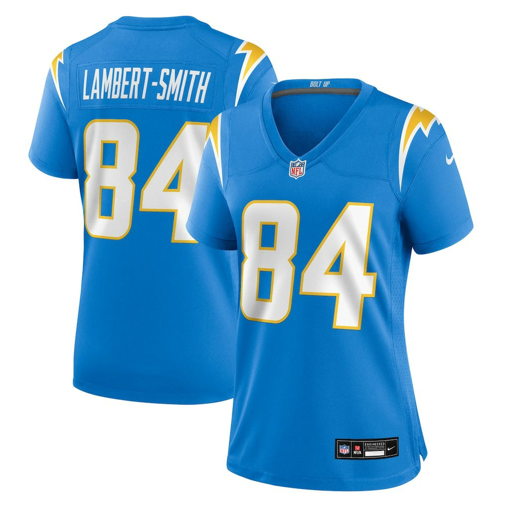 KeAndre Lambert-Smith Los Angeles Chargers Women's Team Game Jersey Powder Blue - Nike