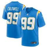 Jamaree Caldwell Los Angeles Chargers Team Game Jersey Powder Blue - Nike