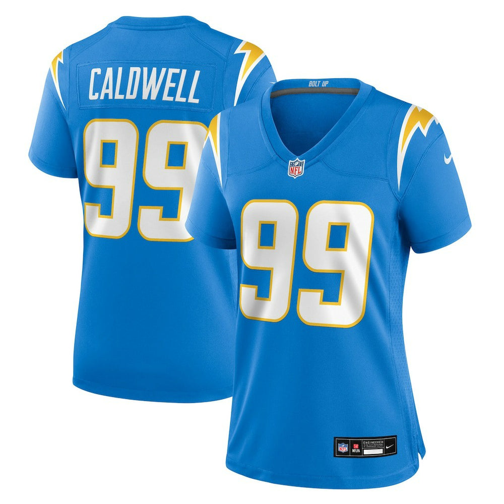 Jamaree Caldwell Los Angeles Chargers Women's Team Game Jersey Powder Blue - Nike