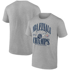 Fanatics - Oklahoma City Thunder 2025 NBA Finals Champions Fade Away Retro T-Shirt - Steel