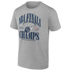 Fanatics - Oklahoma City Thunder 2025 NBA Finals Champions Fade Away Retro T-Shirt - Steel