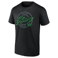 Dallas Stars - Colorblock Puck T-Shirt Black