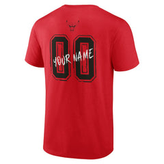 NBA - Chicago Bulls Hustle Custom T-Shirt - Red