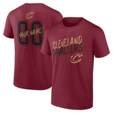 NBA - Cleveland Cavaliers Hustle Custom T-Shirt - Wine