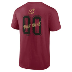 NBA - Cleveland Cavaliers Hustle Custom T-Shirt - Wine